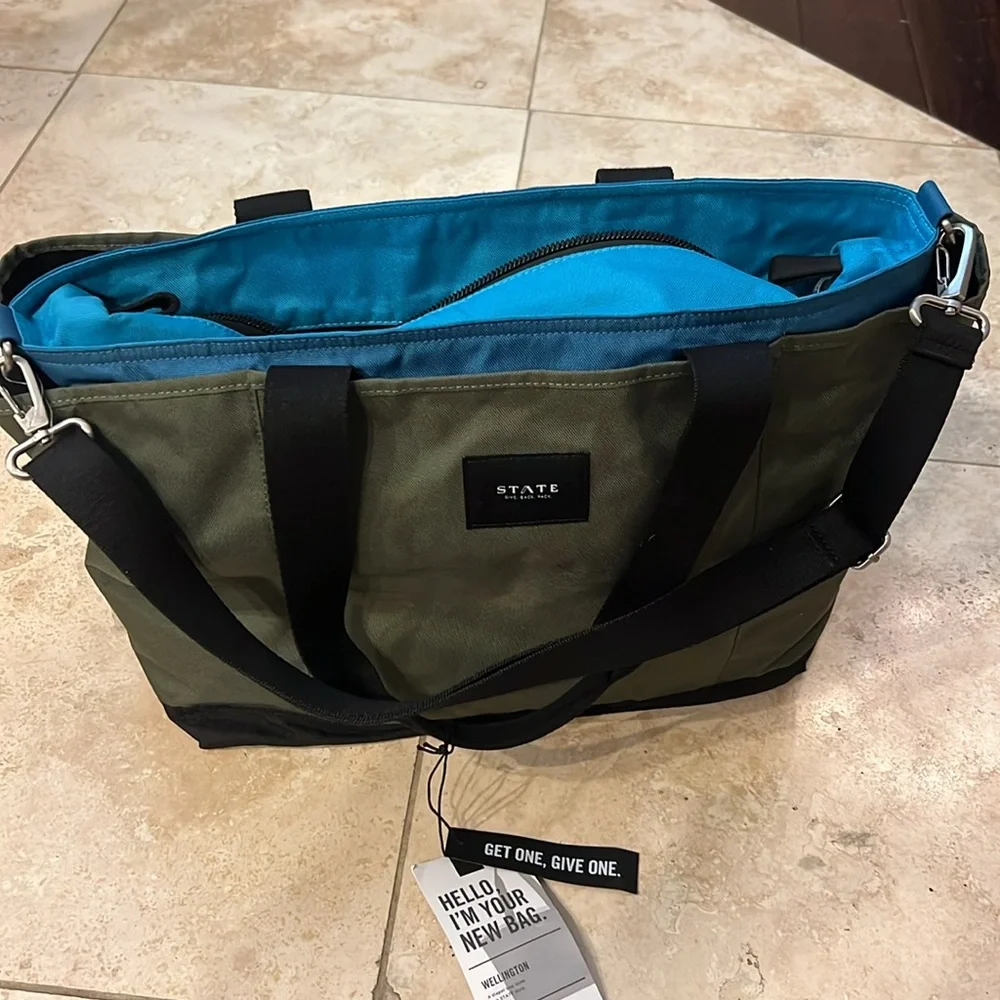 Diaper bag . State . New with tags - Picture 11 of 13